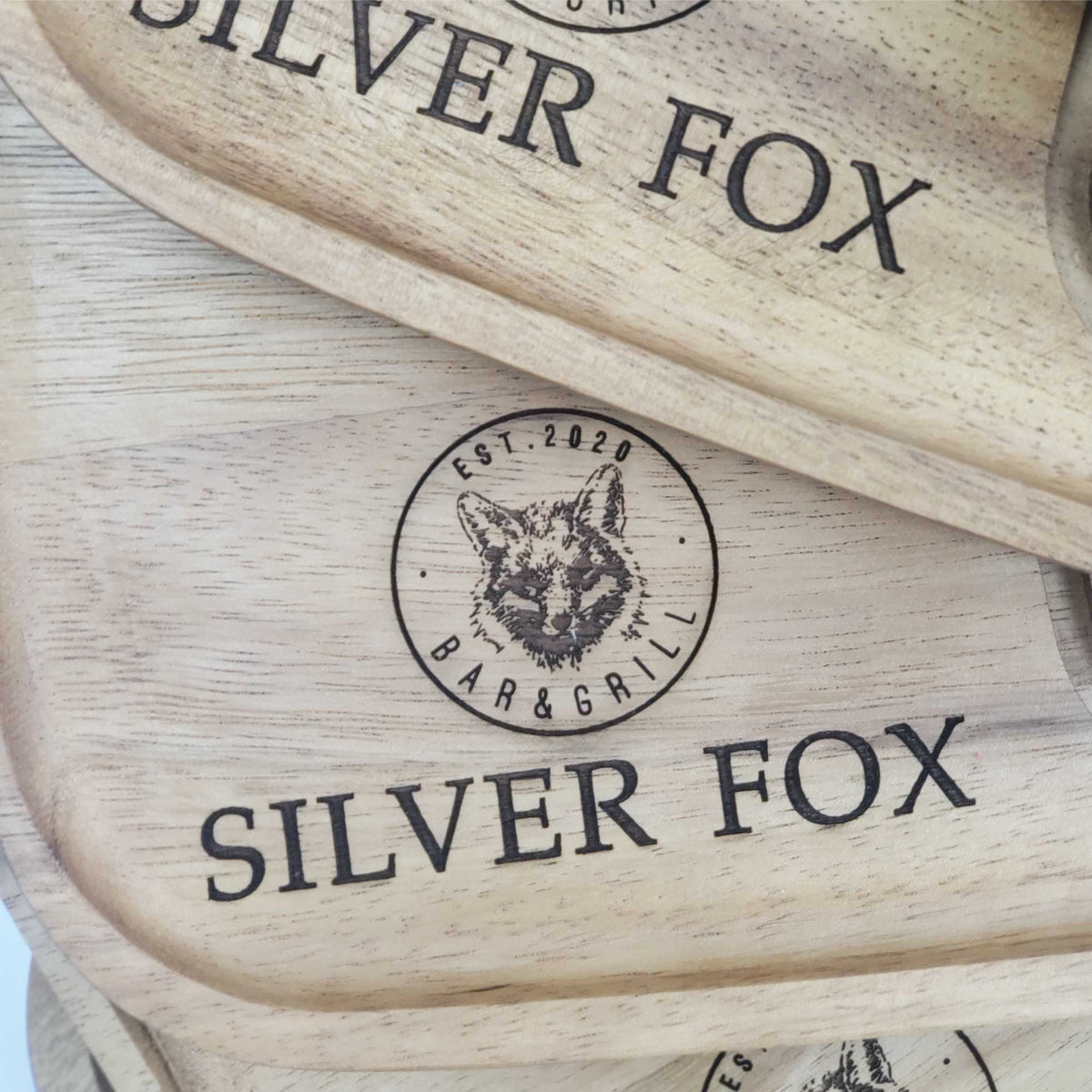 Personalized Wood Steak Plate - Ironwood Gourmet 28101s | Set Of 4