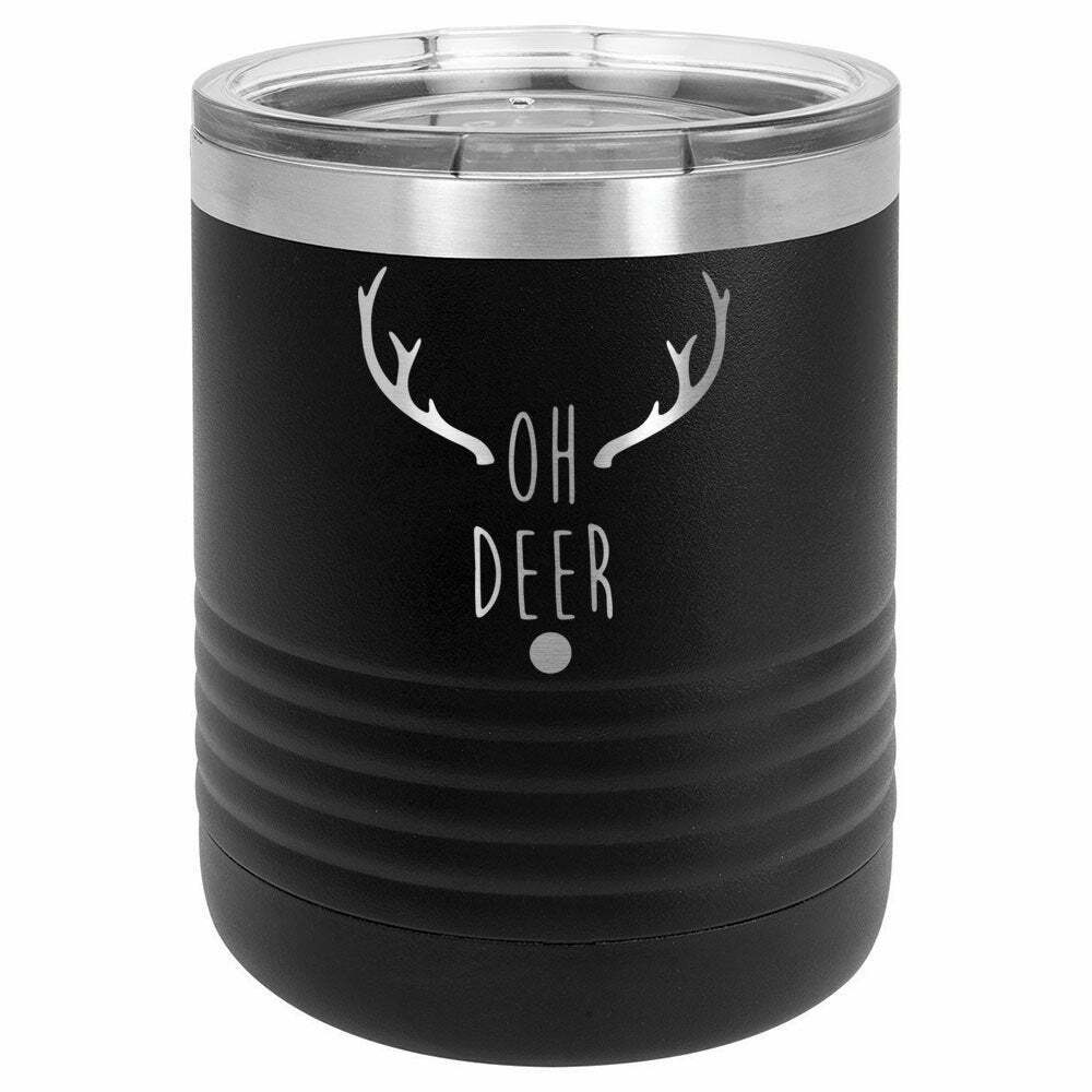Oh Deer Drink Tumbler With Straw - ONLY GIFTS
