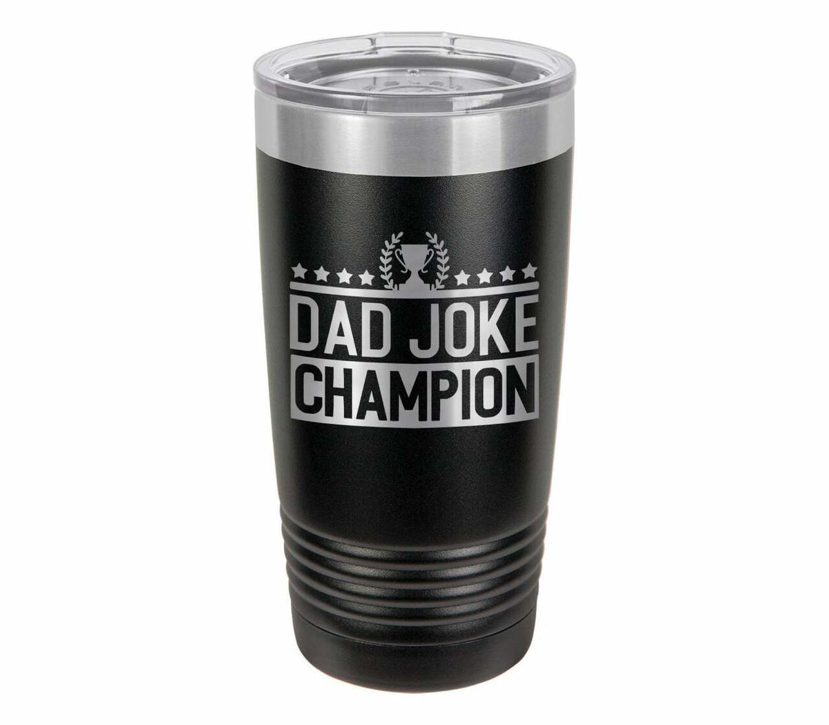 Dad Joke Champion Drink Tumbler With Straw - ONLY GIFTS