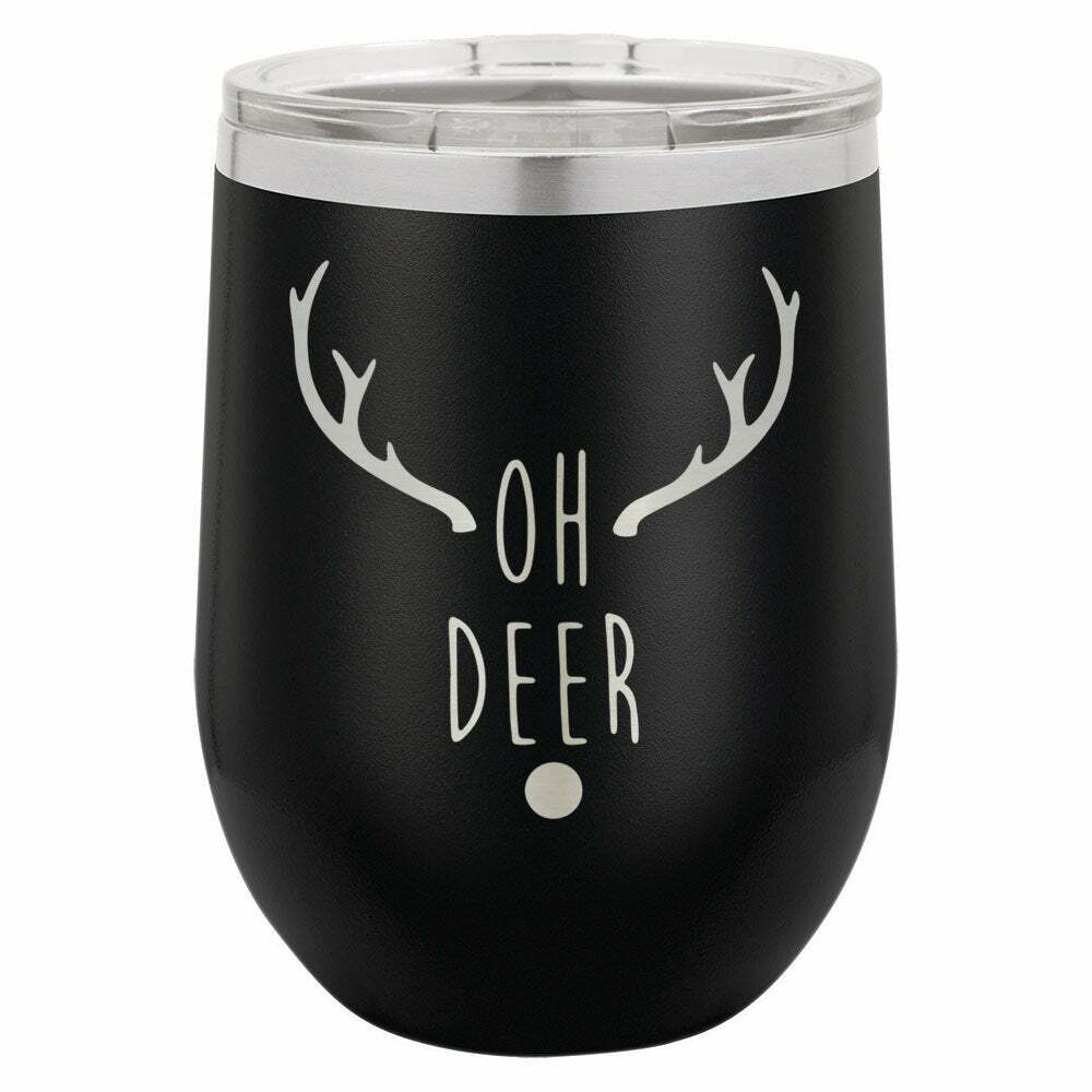 Oh Deer Drink Tumbler With Straw - ONLY GIFTS