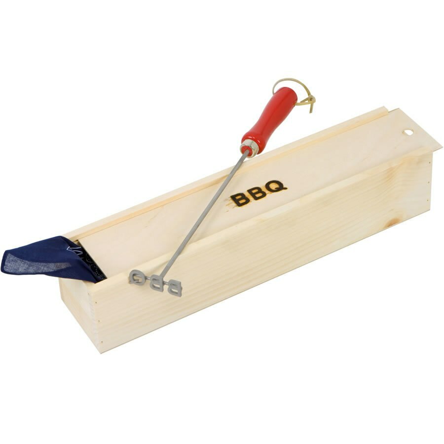 Personalized branding iron box