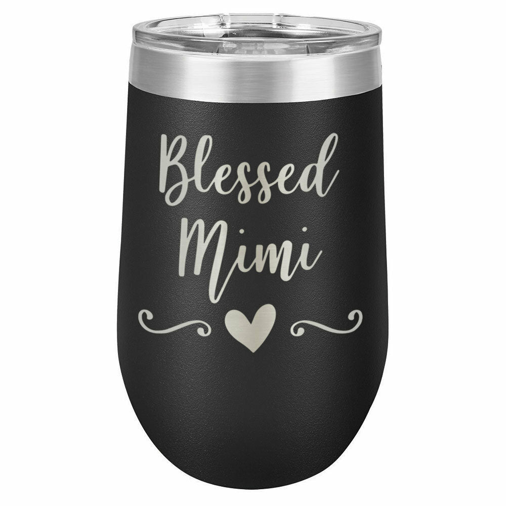 Blessed Mimi Drink Tumbler With Straw - ONLY GIFTS
