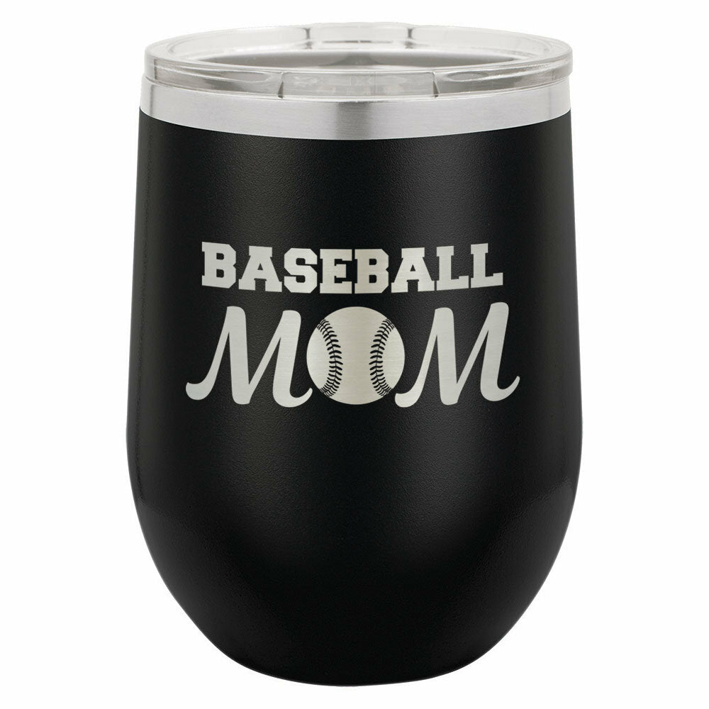 Baseball Mom Drink Tumbler With Straw - ONLY GIFTS