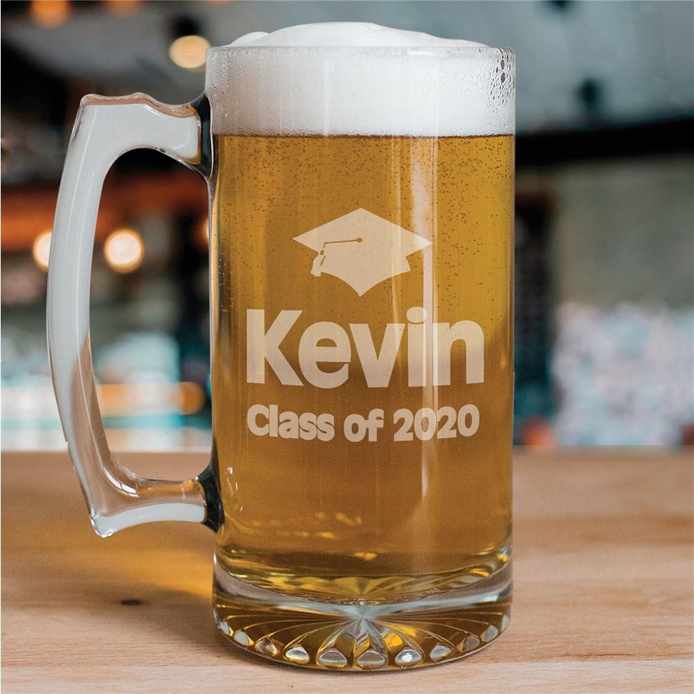 Class of Graduation Glass Mug - ONLY GIFTS
