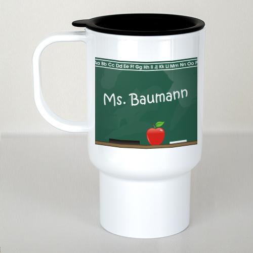Chalkboard Teacher Travel Mug