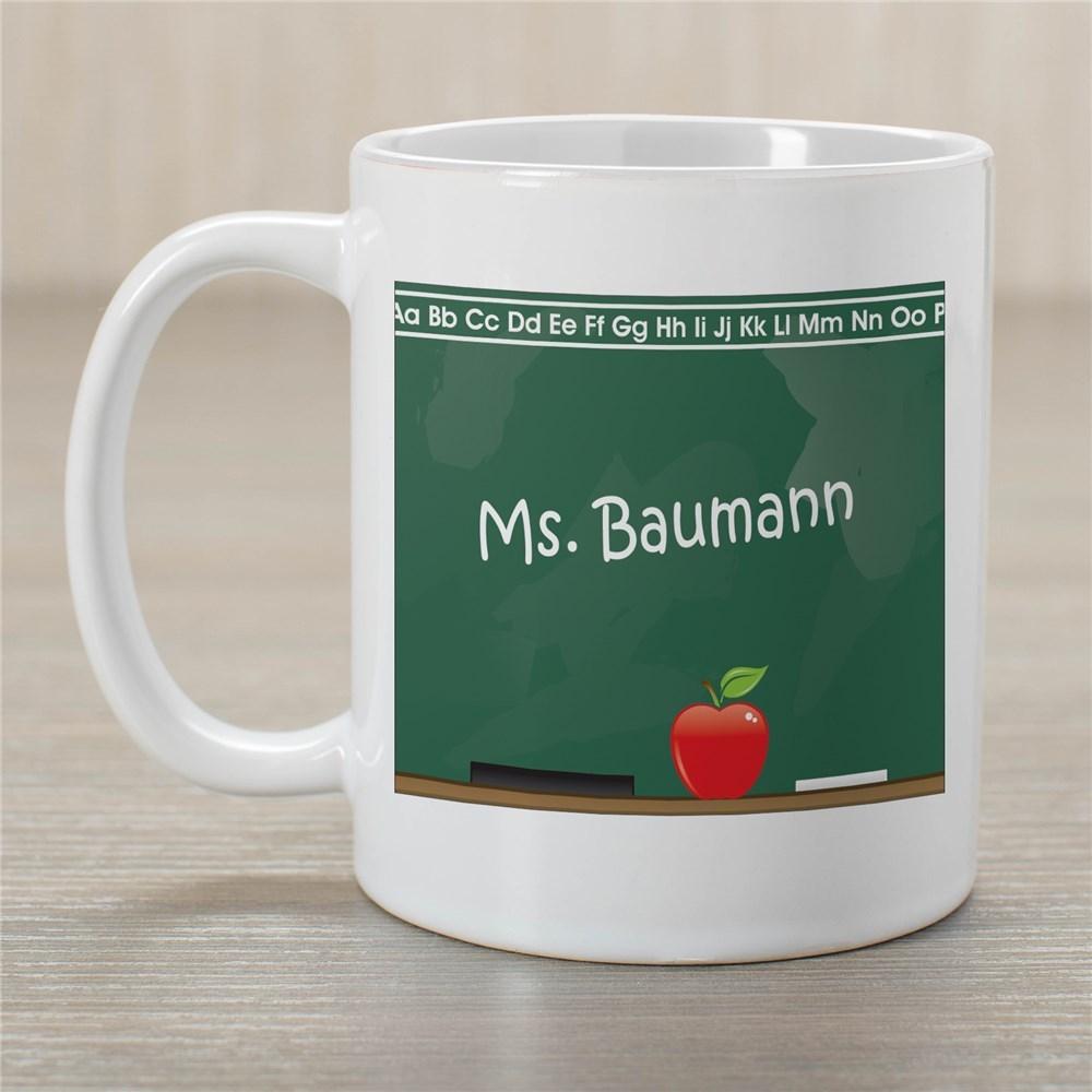 Chalkboard Teacher White Coffee Mug - ONLY GIFTS