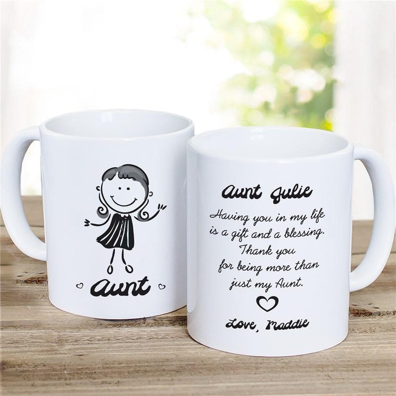 Personalized Aunt Mug