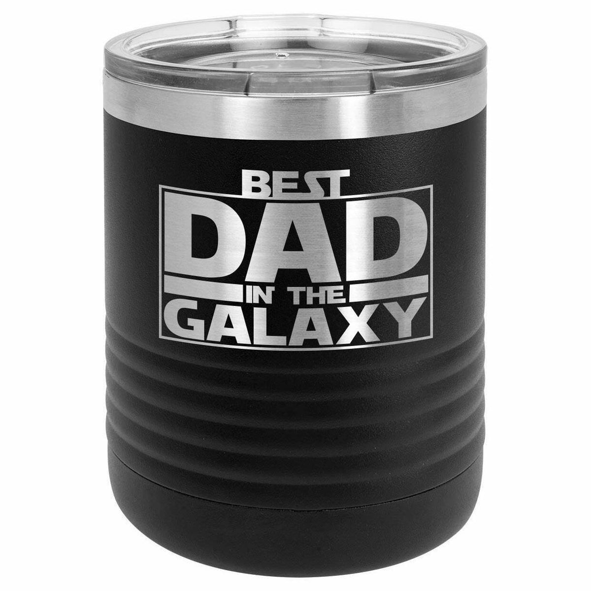 Best Dad In The Galaxy Drink Tumbler With Straw - ONLY GIFTS