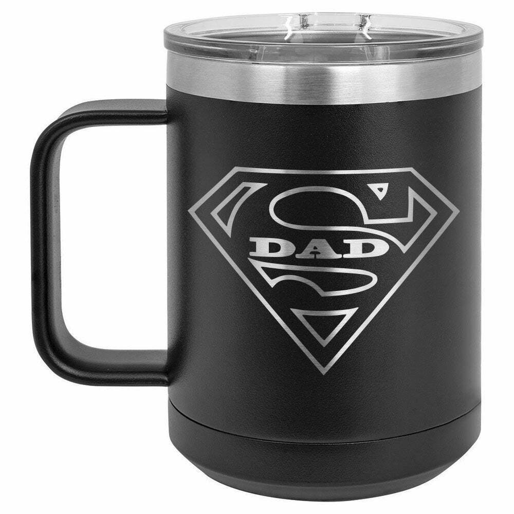 Super Dad Drink Tumbler With Straw - ONLY GIFTS