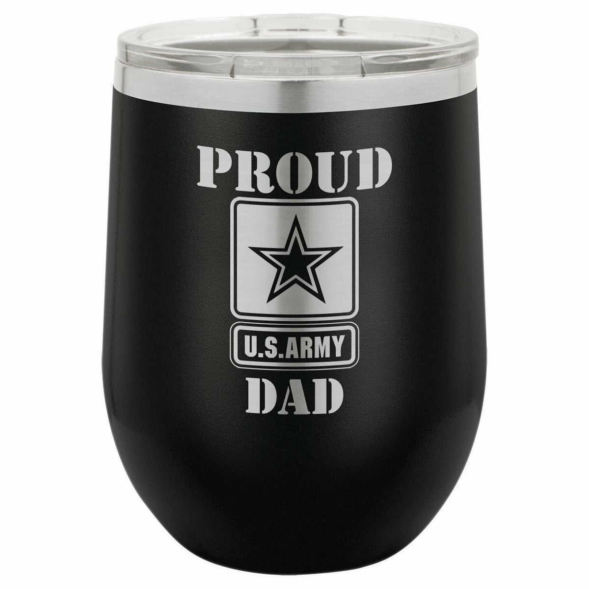 PROUD ARMY DAD Drink Tumbler With Straw - ONLY GIFTS