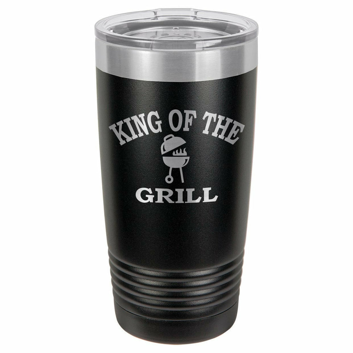 King Of The Grill Drink Tumbler With Straw - ONLY GIFTS