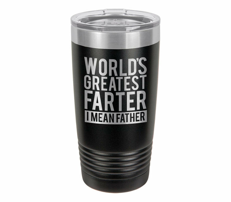 Worlds Greatest Farter Drink Tumbler With Straw
