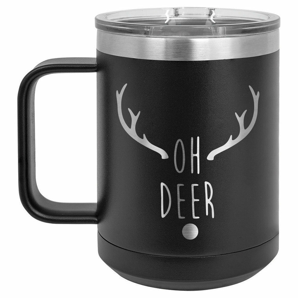 Oh Deer Drink Tumbler With Straw - ONLY GIFTS