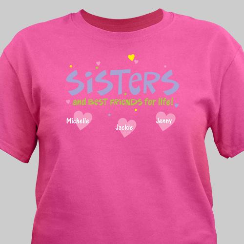 Best Friend Sister T-shirt - ONLY GIFTS