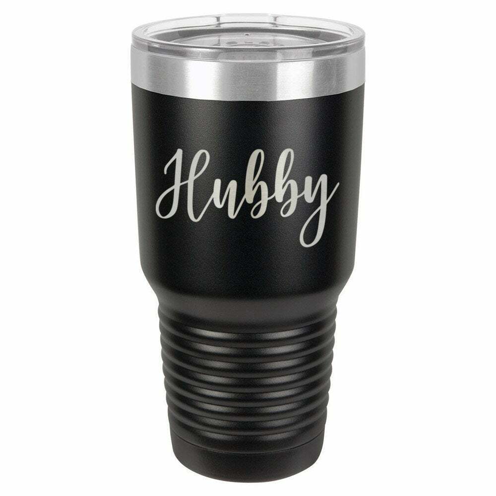 Hubby Drink Tumbler With Straw - ONLY GIFTS
