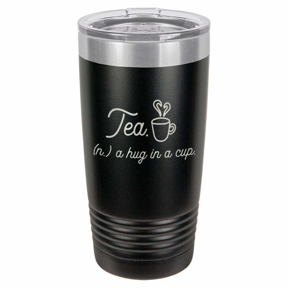 Tea A Hug In A Cup Drink Tumbler With Straw - ONLY GIFTS