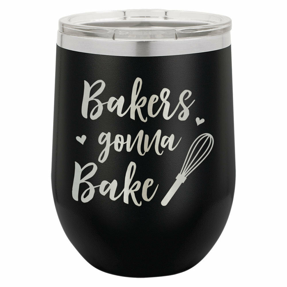 Bakers Gonna Bake Drink Tumbler With Straw - ONLY GIFTS