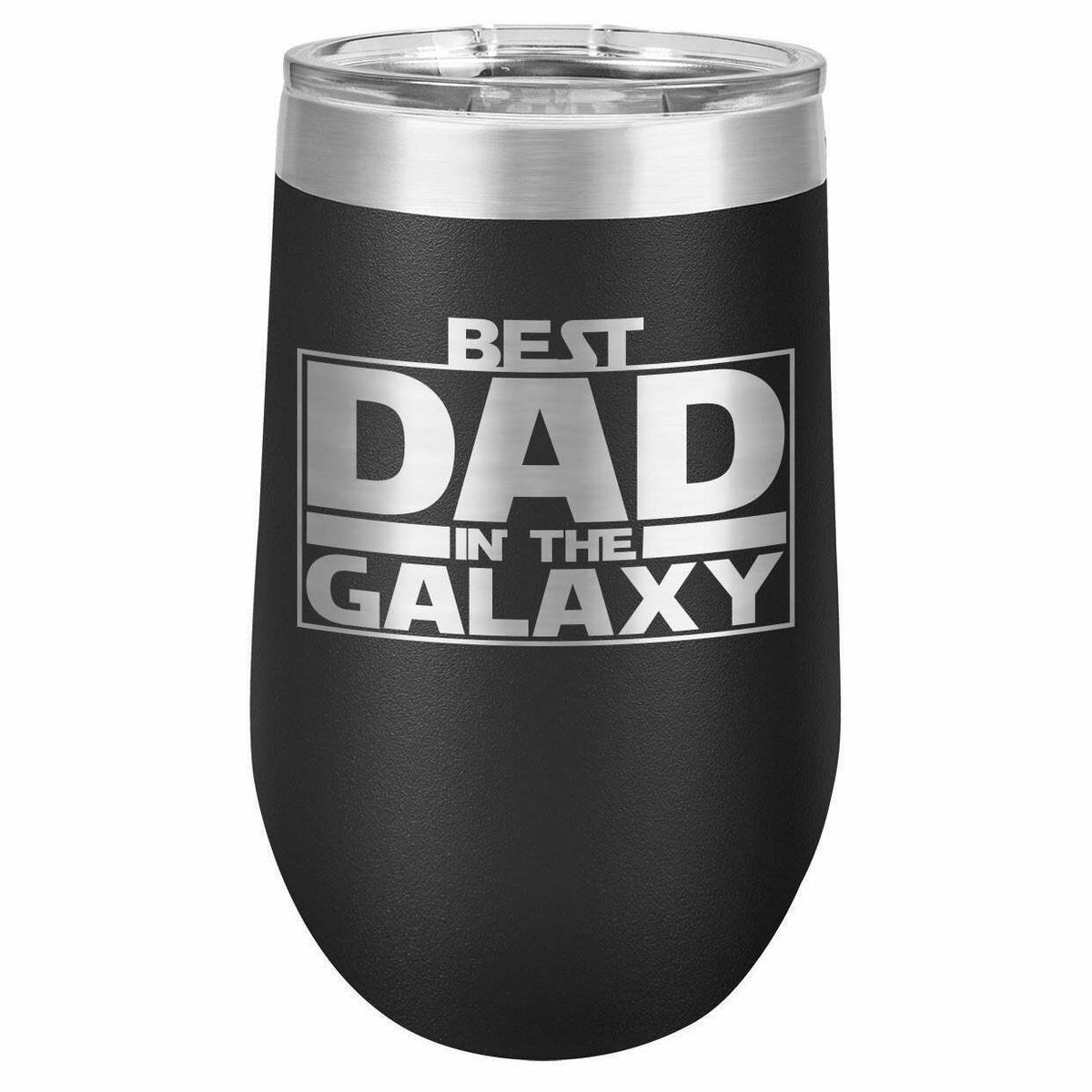 Best Dad In The Galaxy Drink Tumbler With Straw - ONLY GIFTS