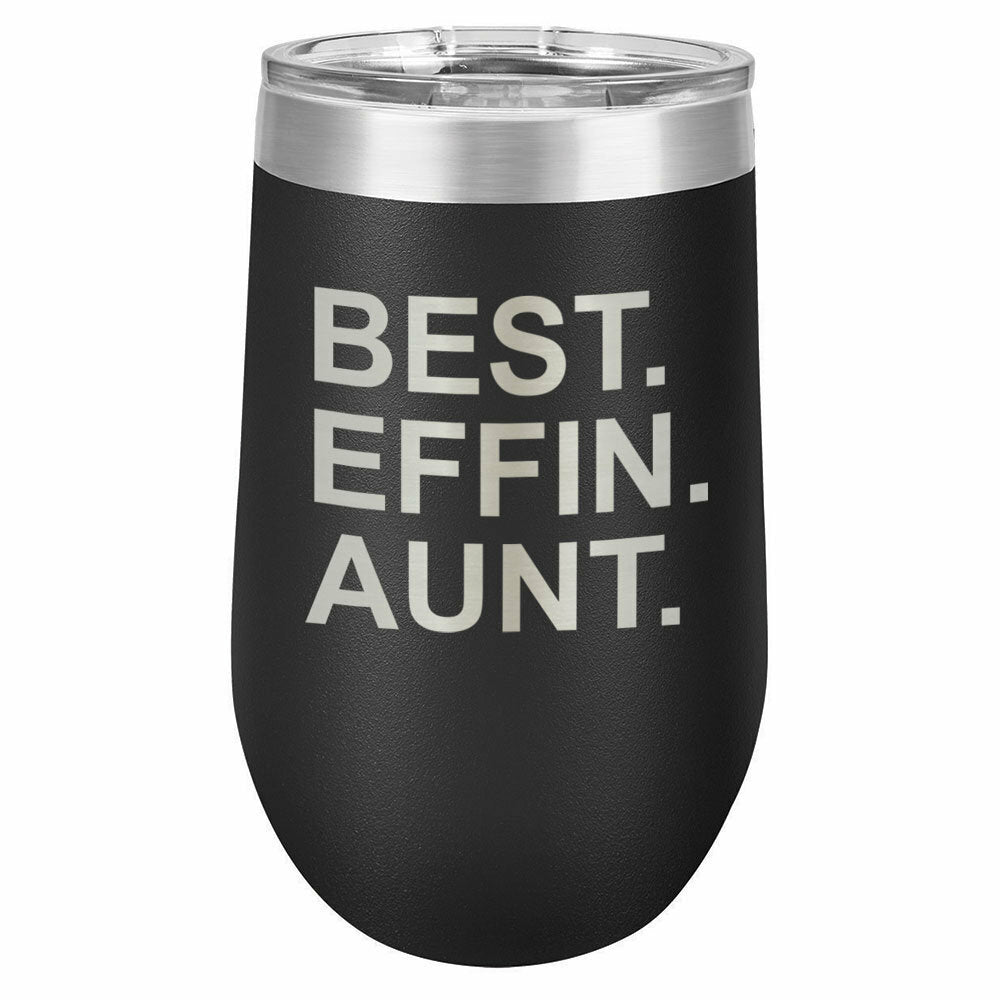 Best Effin Aunt Drink Tumbler With Straw - ONLY GIFTS