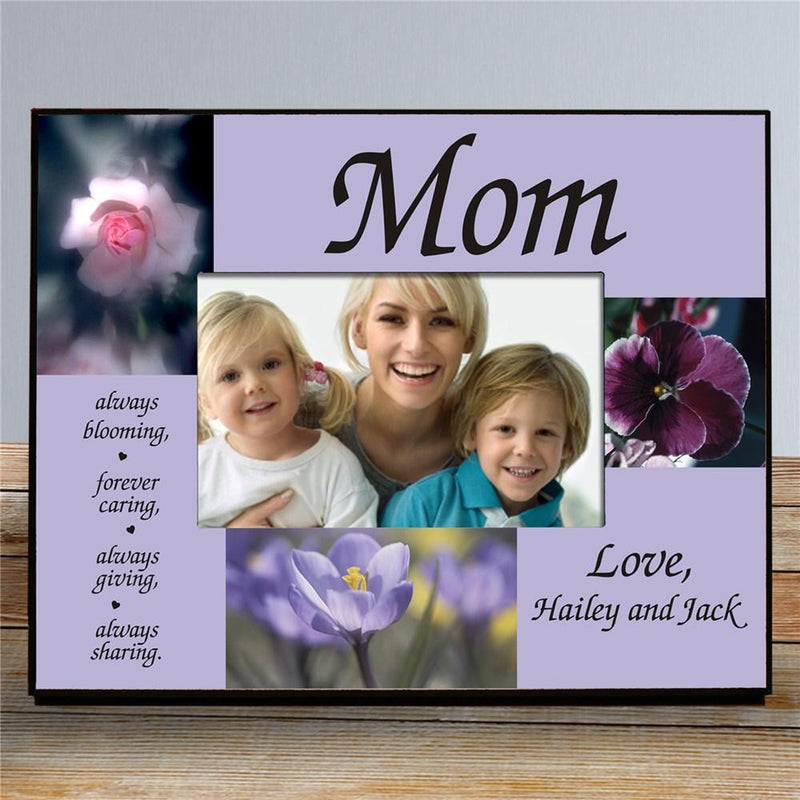 Always Blooming Personalized Picture Frame