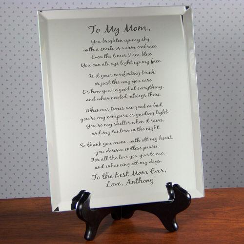 Endless Praise for Mom Personalized Plaque - ONLY GIFTS
