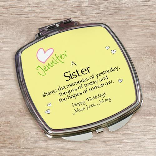 Custom Message Compact Mirror - ONLY GIFTS