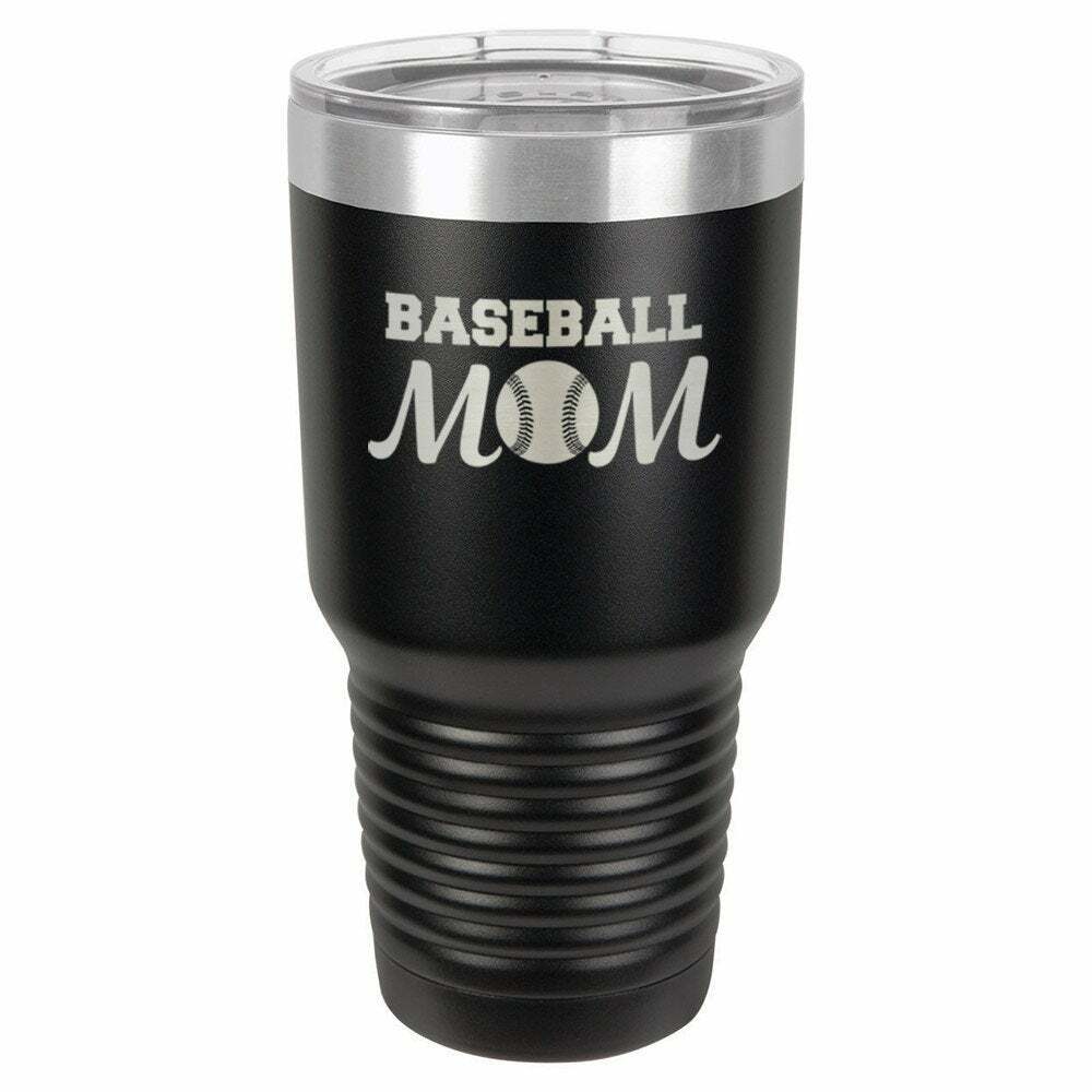 Baseball Mom Drink Tumbler With Straw - ONLY GIFTS