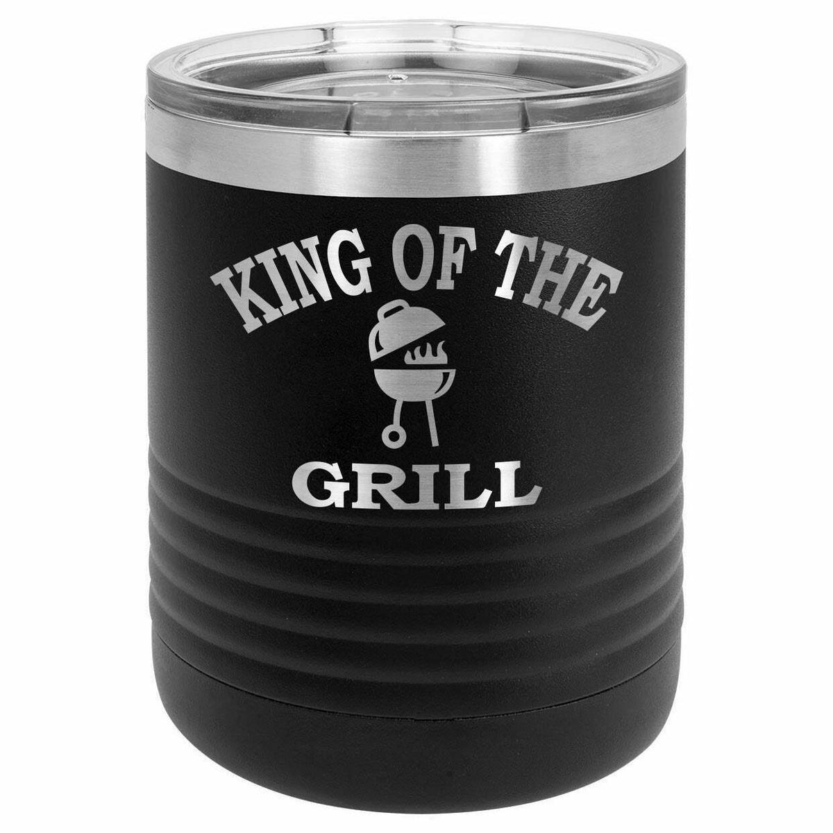 King Of The Grill Drink Tumbler With Straw - ONLY GIFTS