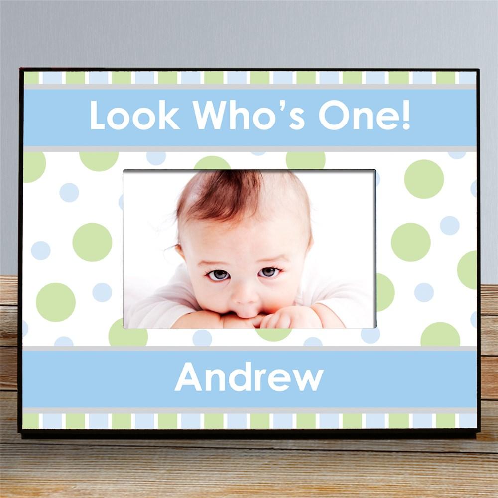 1st Birthday Personalized Printed Picture Frame - ONLY GIFTS
