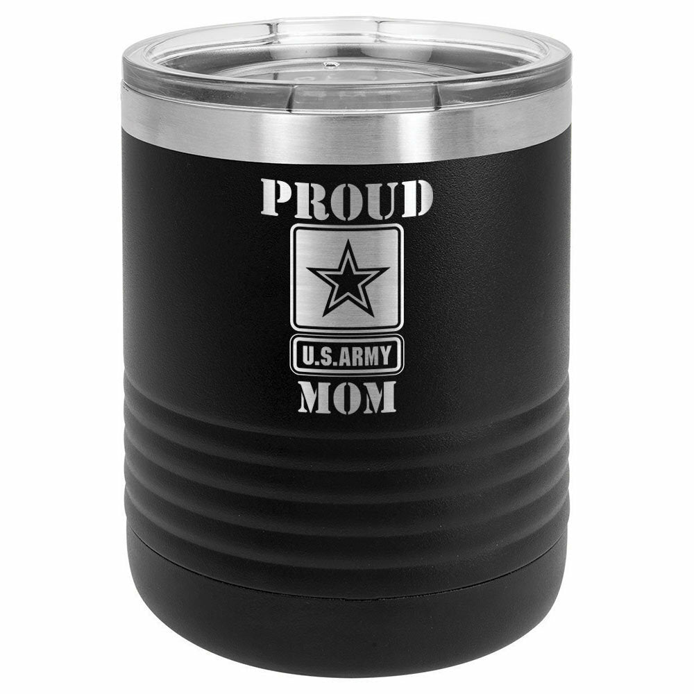 PROUD ARMY MOM Drink Tumbler With Straw - ONLY GIFTS