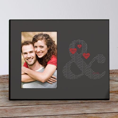 Couple's Love Personalized Picture Frame - ONLY GIFTS