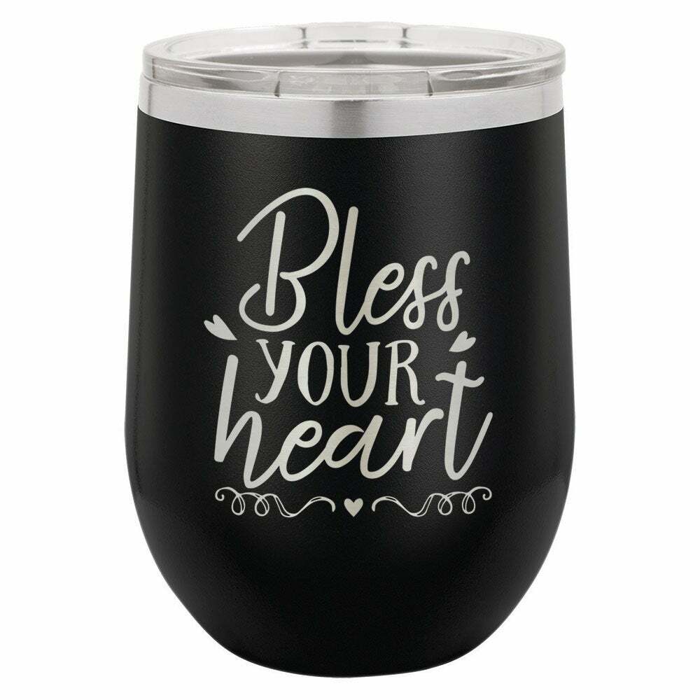 Bless Your Heart Drink Tumbler With Straw - ONLY GIFTS