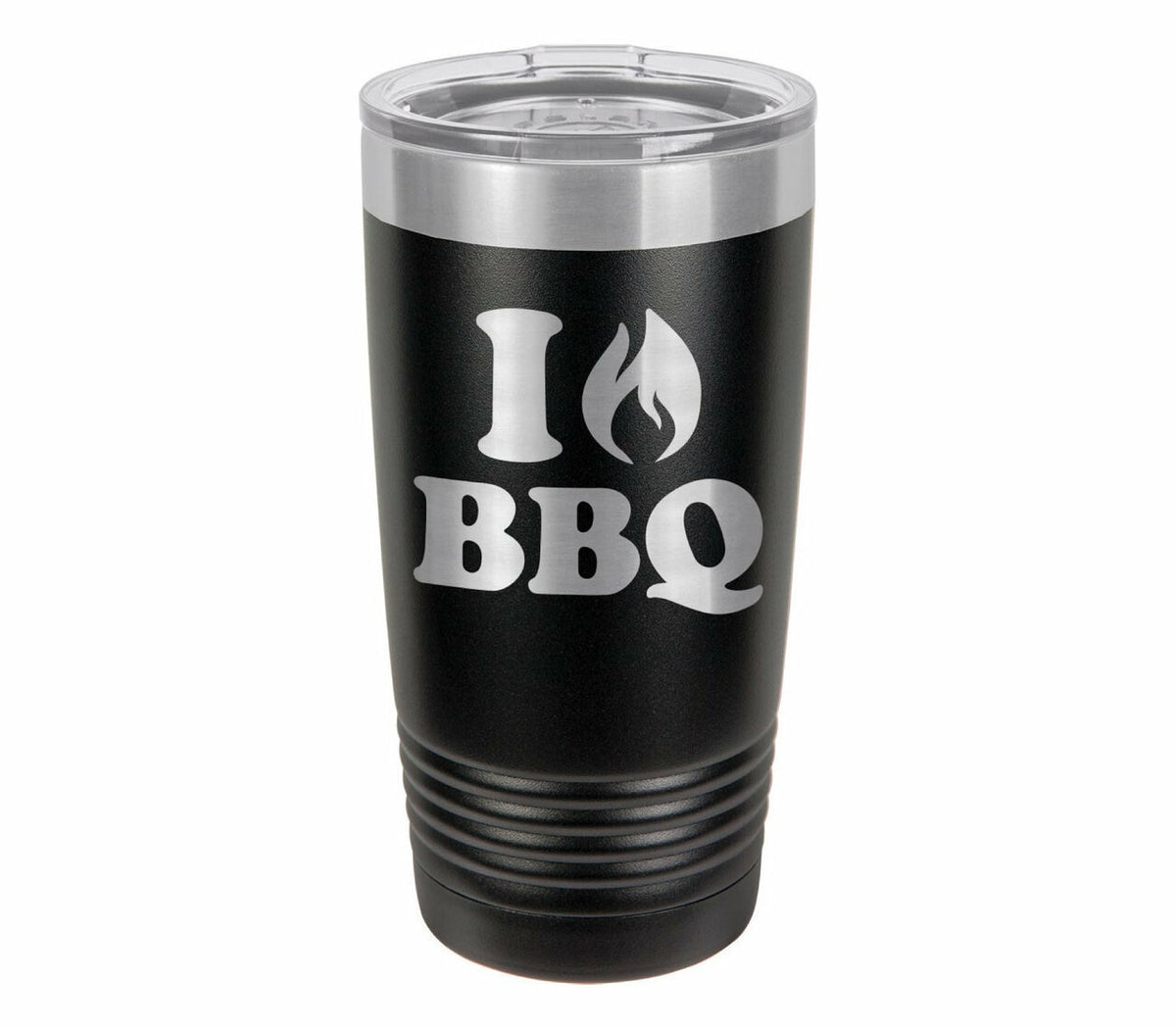 I Love BBQ Drink Tumbler With Straw - ONLY GIFTS