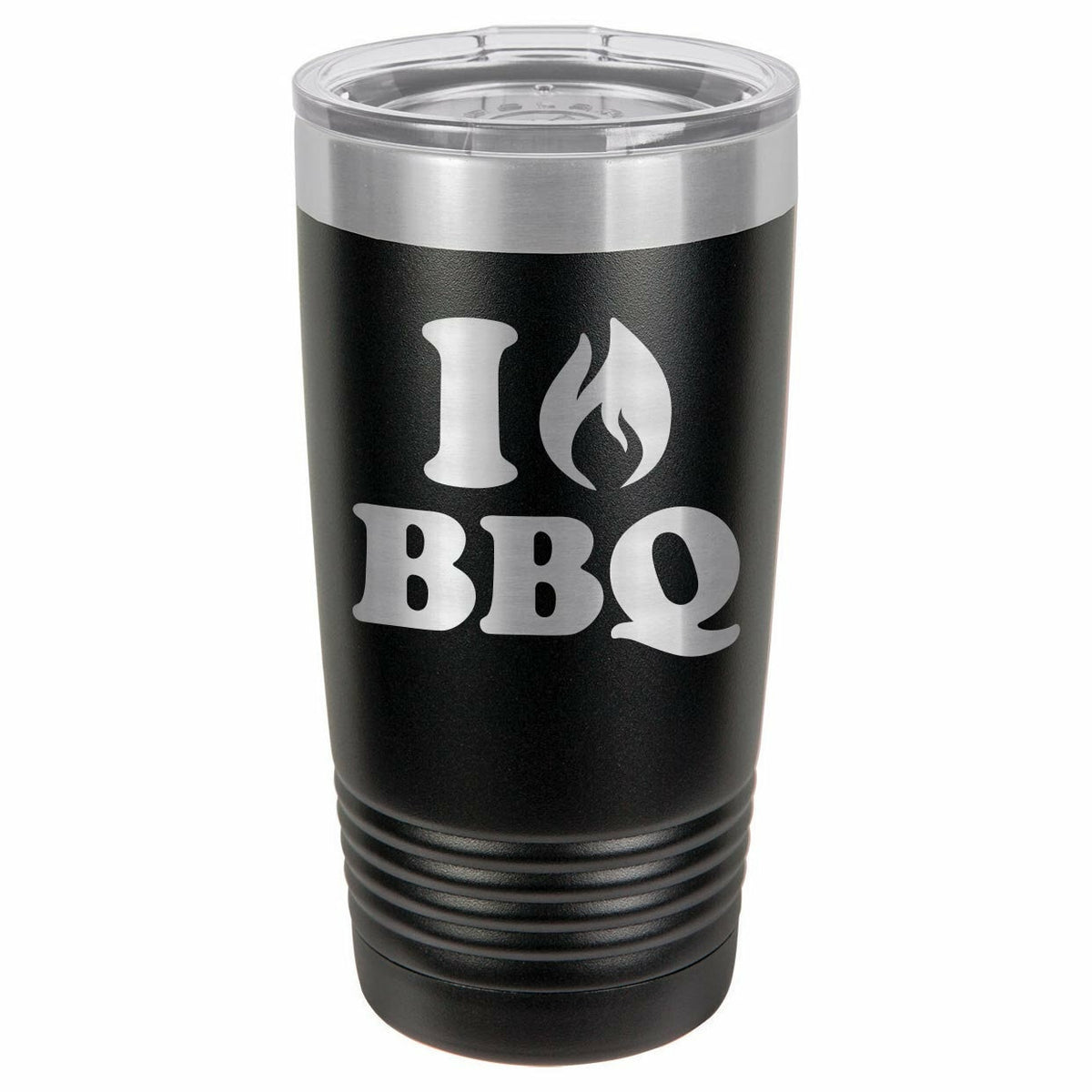 I Love BBQ Drink Tumbler With Straw - ONLY GIFTS