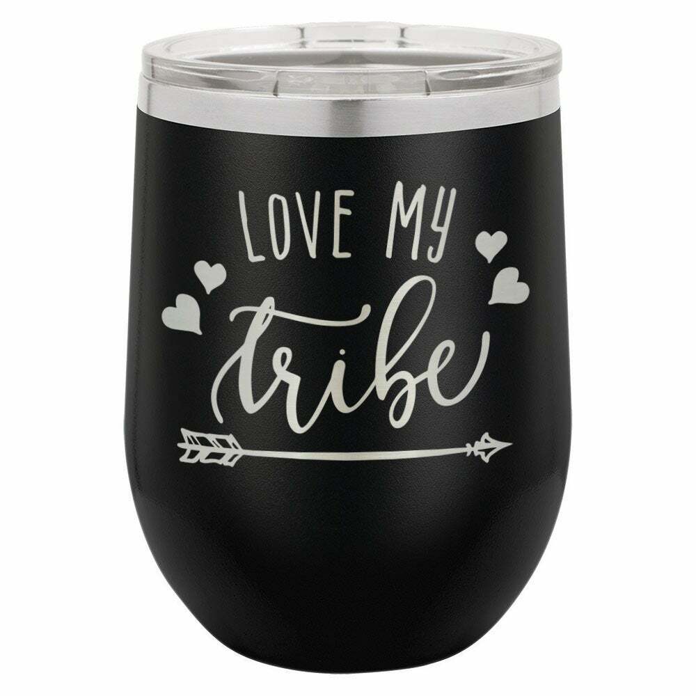 Love My Tribe Drink Tumbler With Straw - ONLY GIFTS