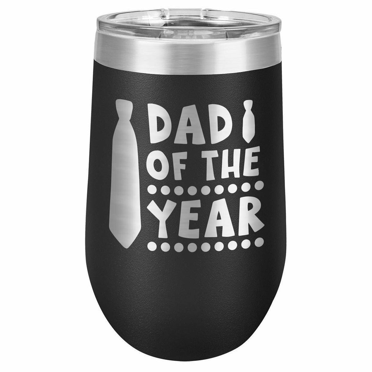 Dad Of The Year Drink Tumbler With Straw - ONLY GIFTS