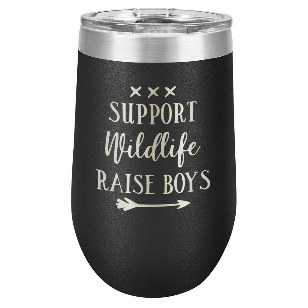 Support Wildlife Raise Boys Drink Tumbler With Straw - ONLY GIFTS