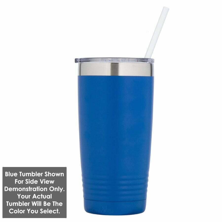 Personalized Vacation Drink Tumbler With Straw - ONLY GIFTS