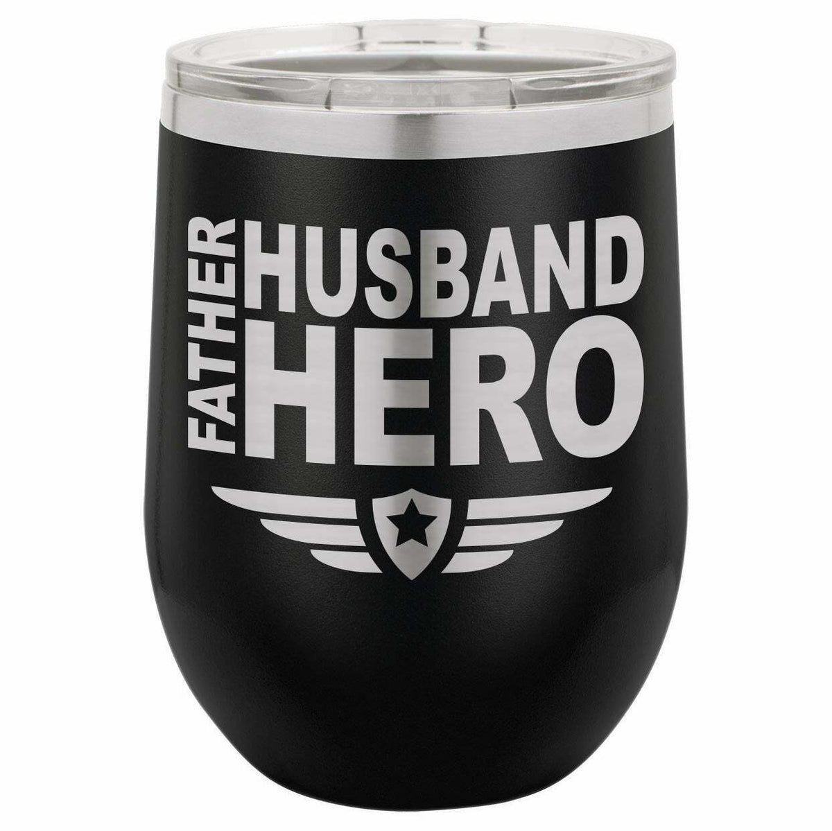 Father Husband Hero Drink Tumbler With Straw - ONLY GIFTS