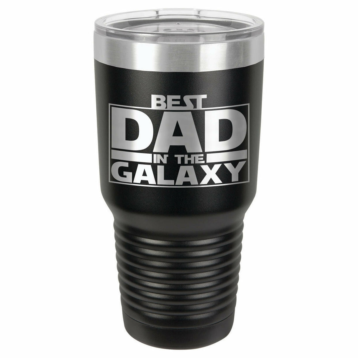 Best Dad In The Galaxy Drink Tumbler With Straw - ONLY GIFTS