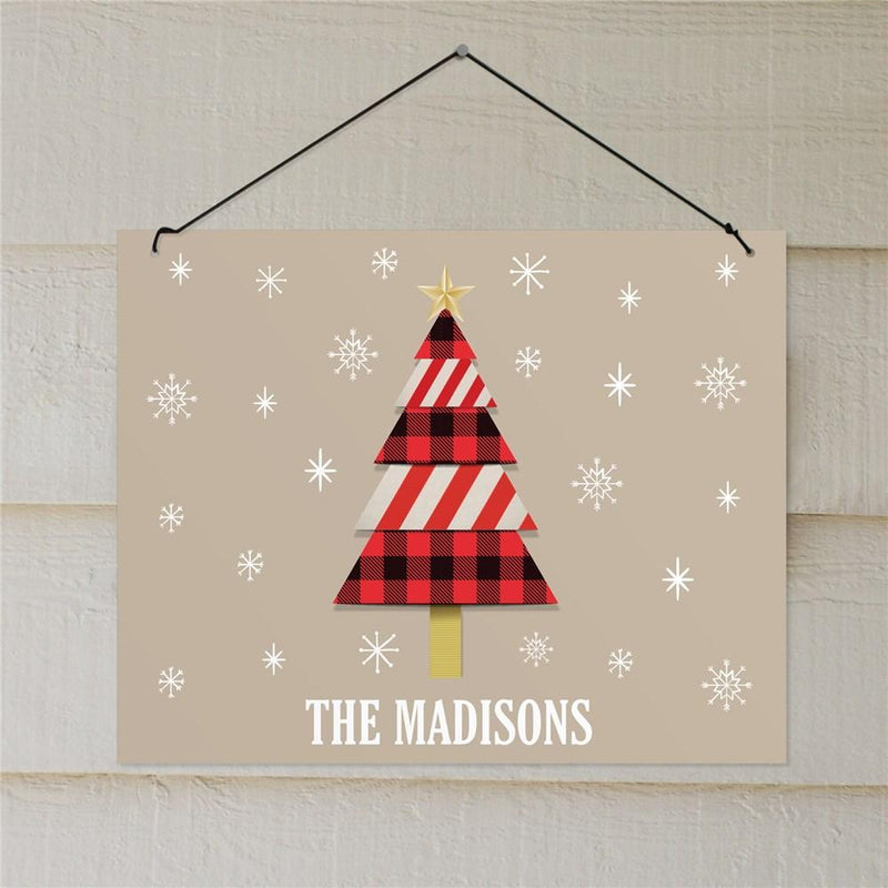 Christmas Tree PVC Wall Hanger 11x14