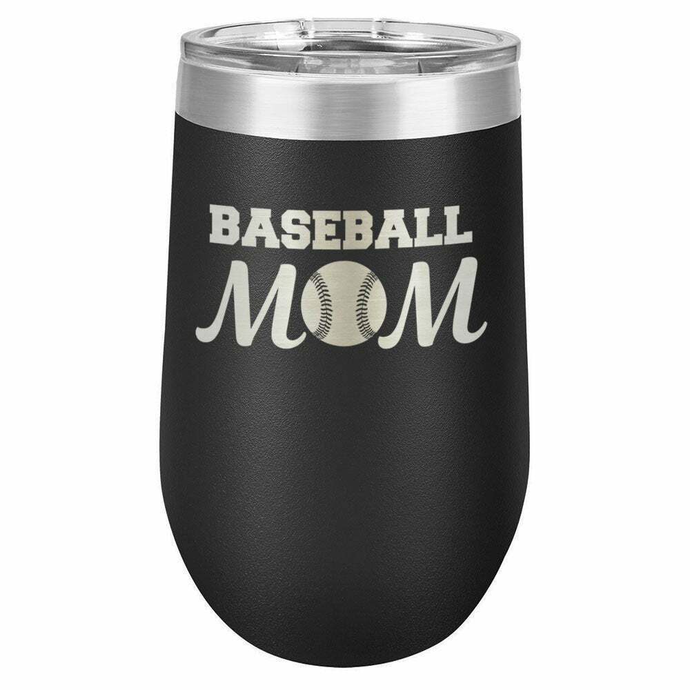 Baseball Mom Drink Tumbler With Straw - ONLY GIFTS