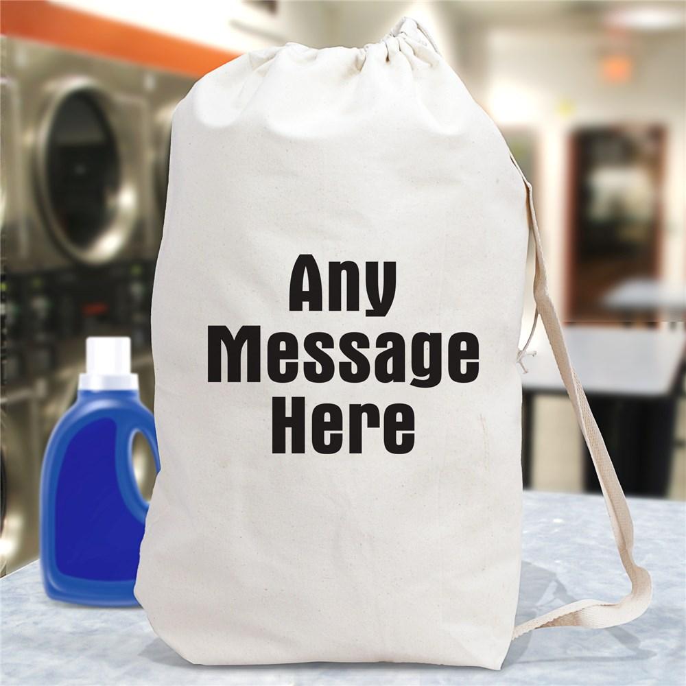 Any Message Here Personalized Laundry Bag - ONLY GIFTS