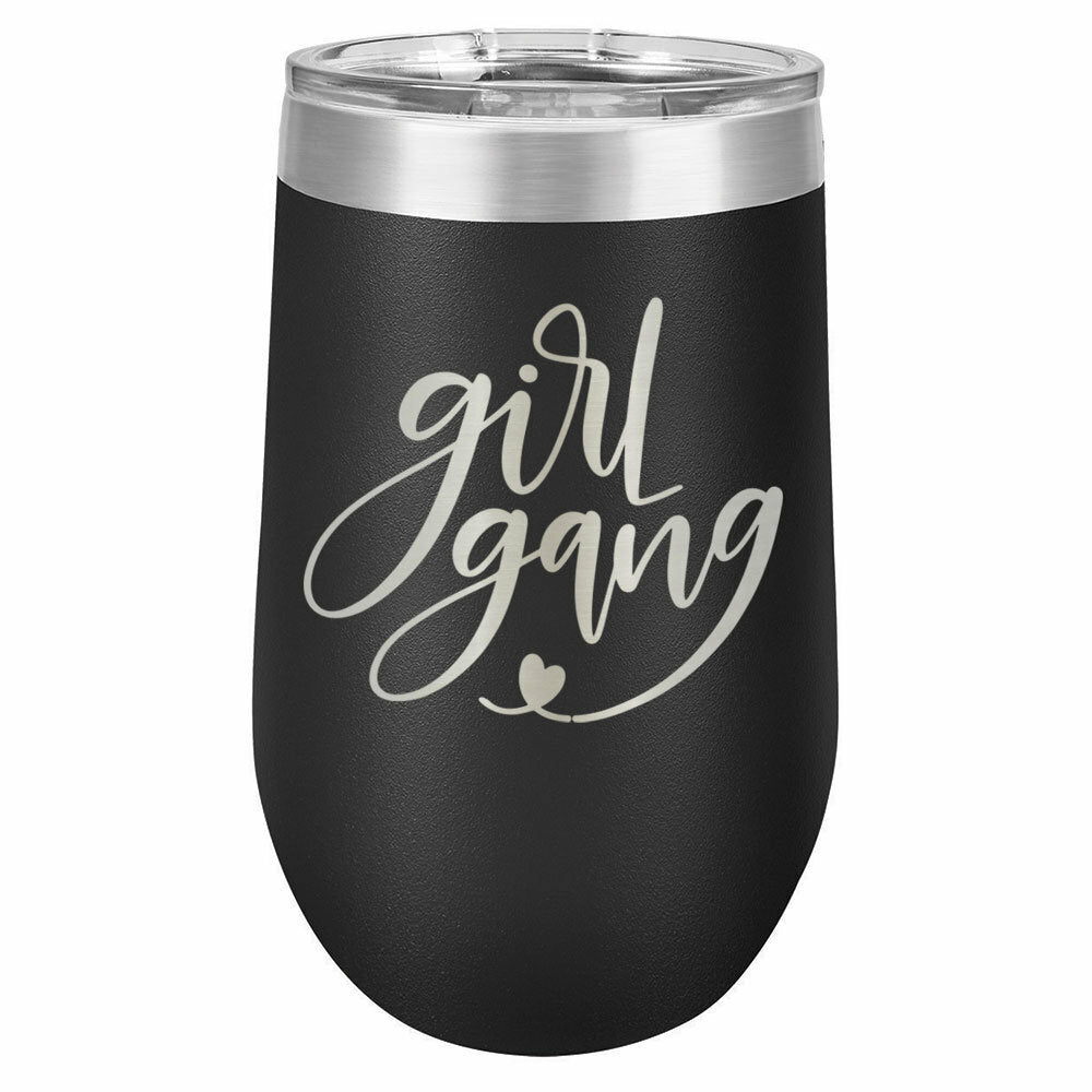 GIRL GANG Drink Tumbler With Straw - ONLY GIFTS
