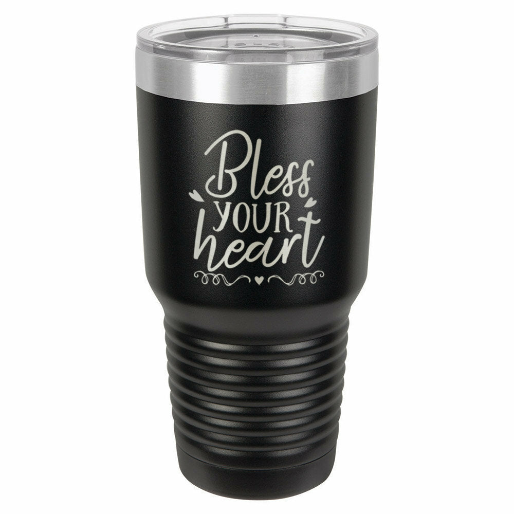 Bless Your Heart Drink Tumbler With Straw - ONLY GIFTS