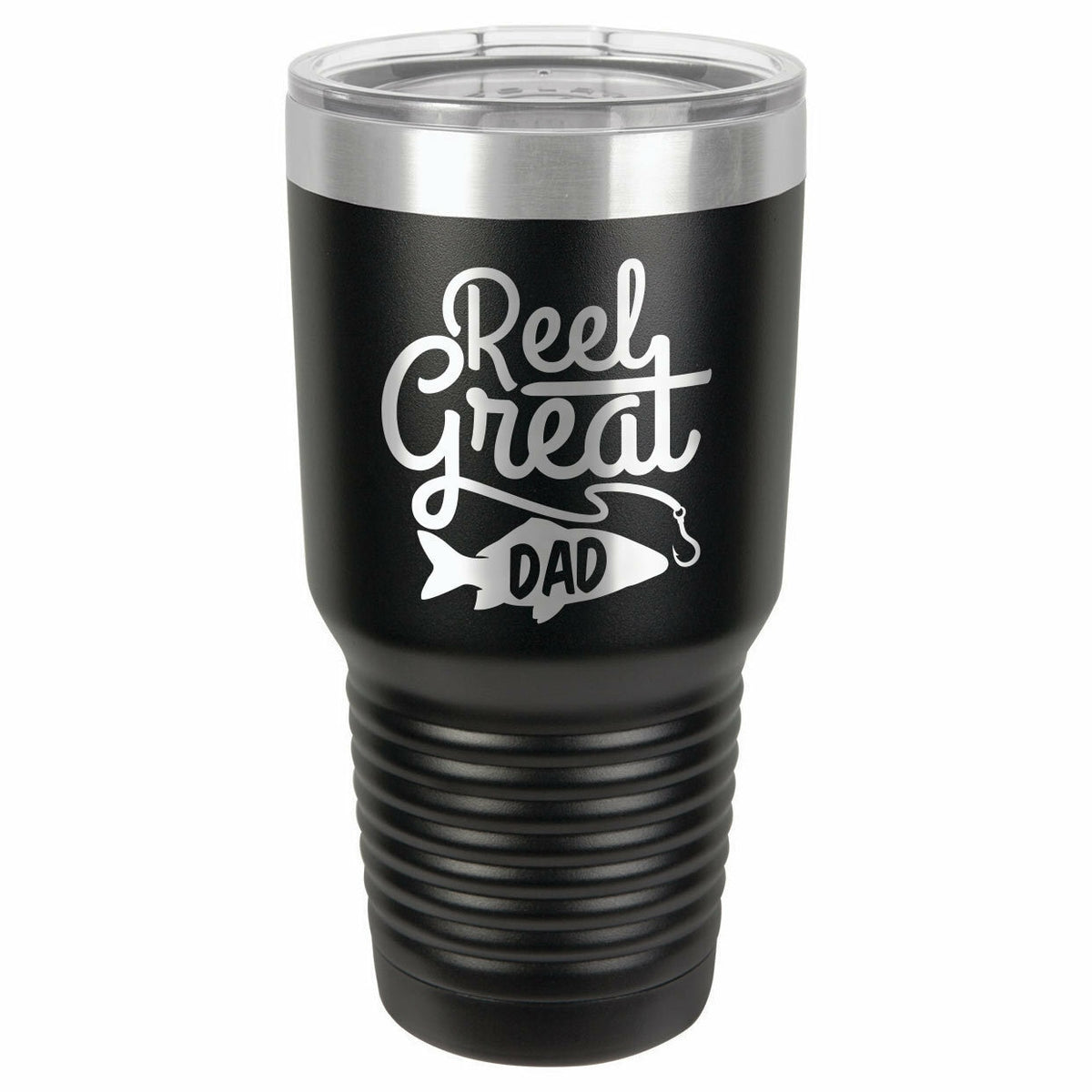Reel Great Dad Drink Tumbler With Straw - ONLY GIFTS