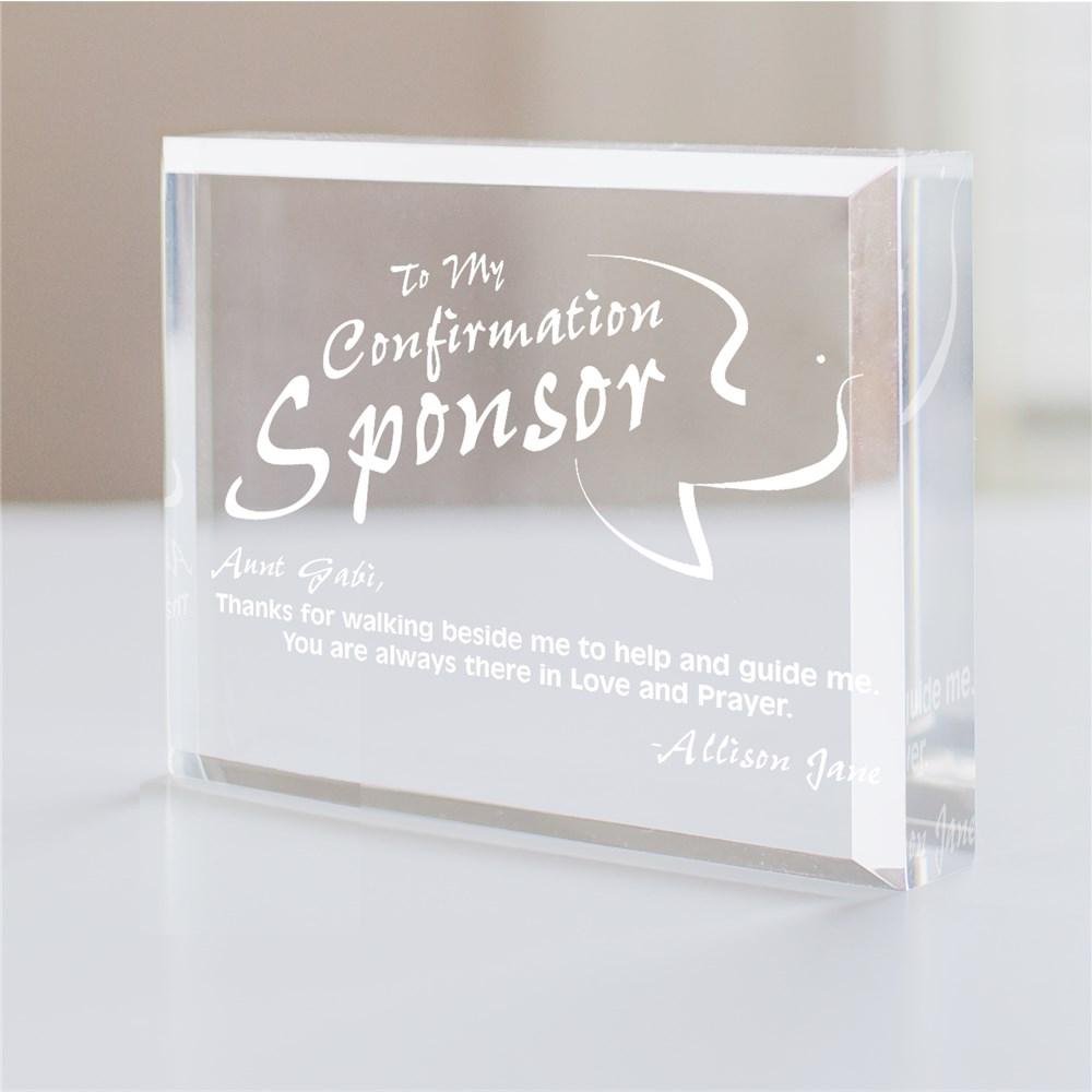 Confirmation Sponsor Keepsake - ONLY GIFTS
