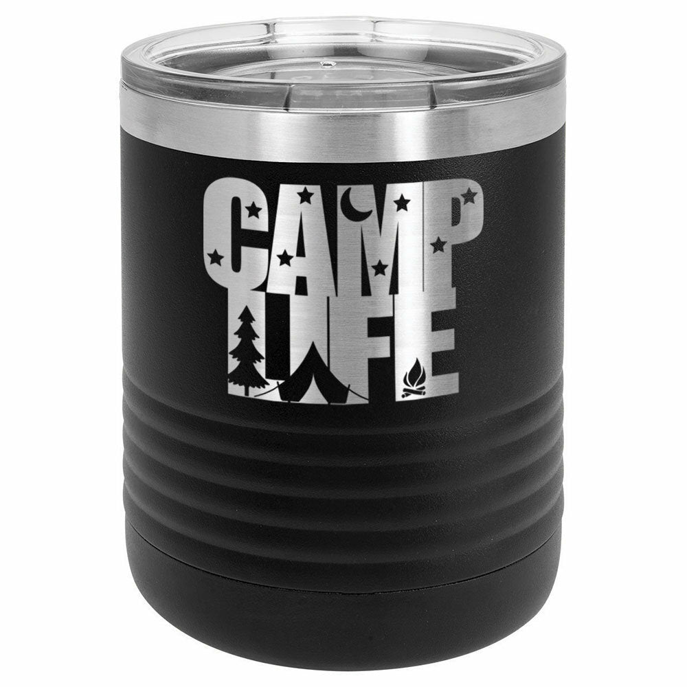 CAMP LIFE Drink Tumbler With Straw - ONLY GIFTS