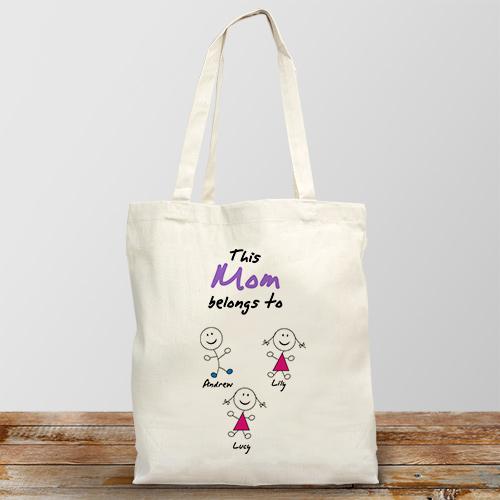 Belongs To Personalized Tote Bag