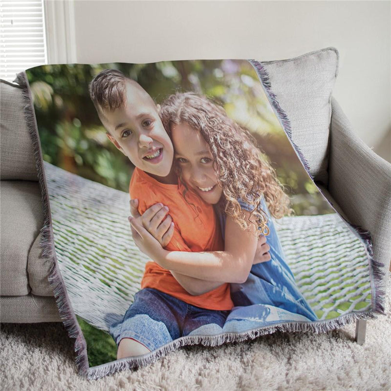 Custom Photo Tapestry Throw